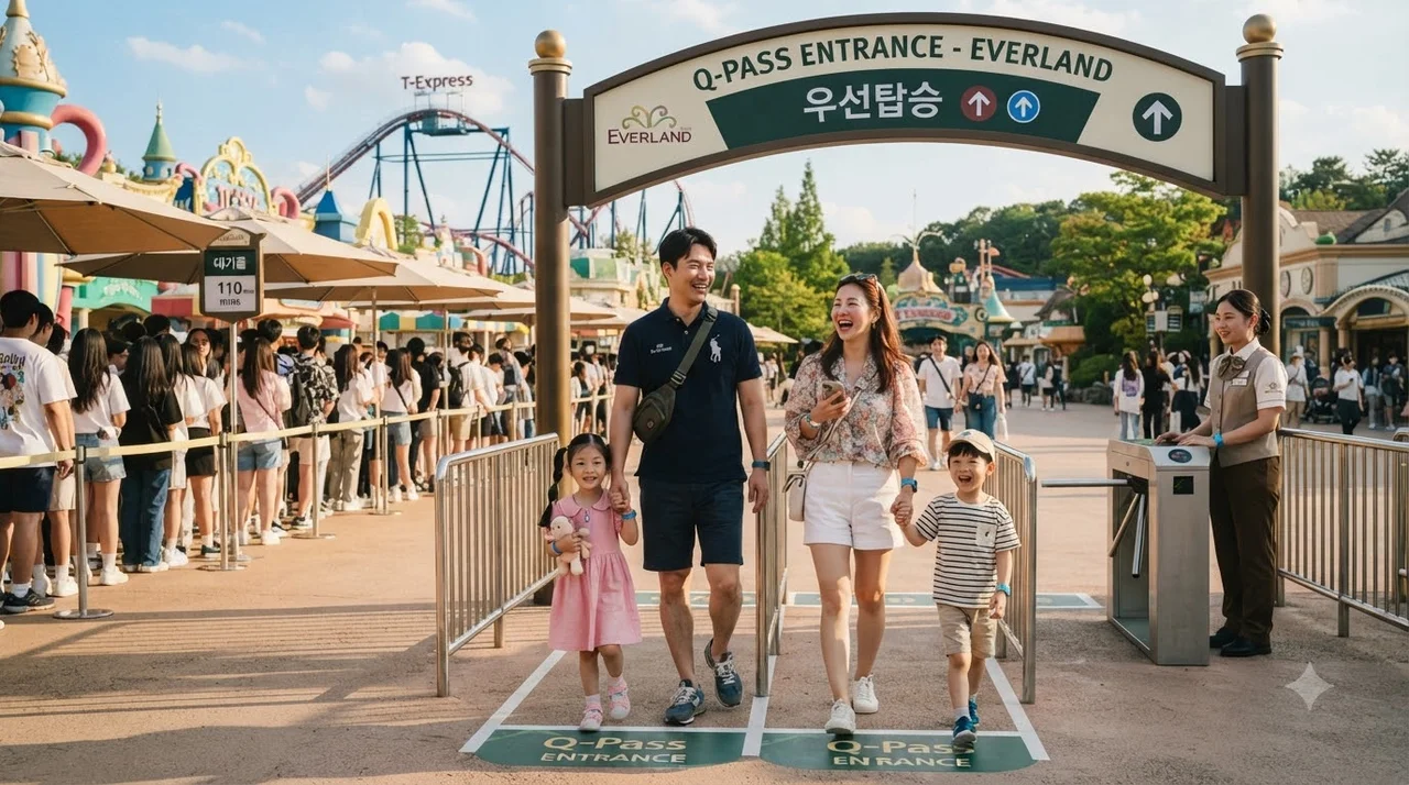 대기 시간 없이 에버랜드를 즐기는 가장 확실한 방법